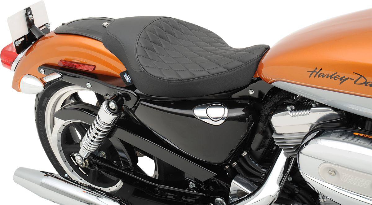 Drag Specialties ドラッグスペシャリティーズ ロープロファイル ソロシート DMND 2004-17XL 【SEAT LOSOLO 04-17XL [0804-0526]】 HARLEY-DAVIDSON ハーレーダビッドソン シート シート関連 外装