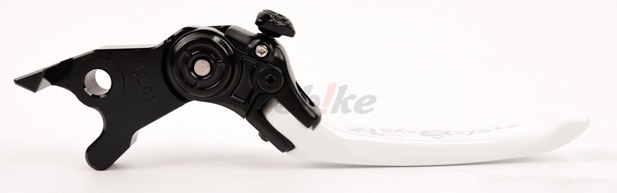 REYS レイス Aluminum Brake Lever Set JET S／SR／SL／SL＋，Z1 FIDDLE FIGHTER 6 SL+ SL SR S Z1 SYM ブレーキレバー ハンドル周辺パーツ ハンドル カラー：ホワイト / タイプ：レーシングバージョン (ショート)