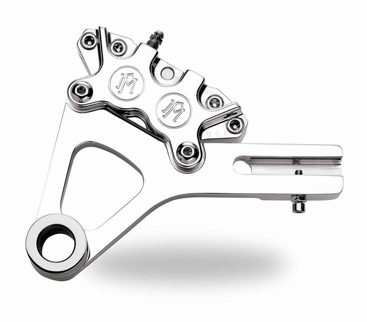 Performance Machine パフォーマンスマシン 4ピストン キャリパーブラケット 125X4R 08-14DYNA HARLEY-DAVIDSON ハーレーダビッドソン キャリパーサポート・ブラケット ブレーキ
