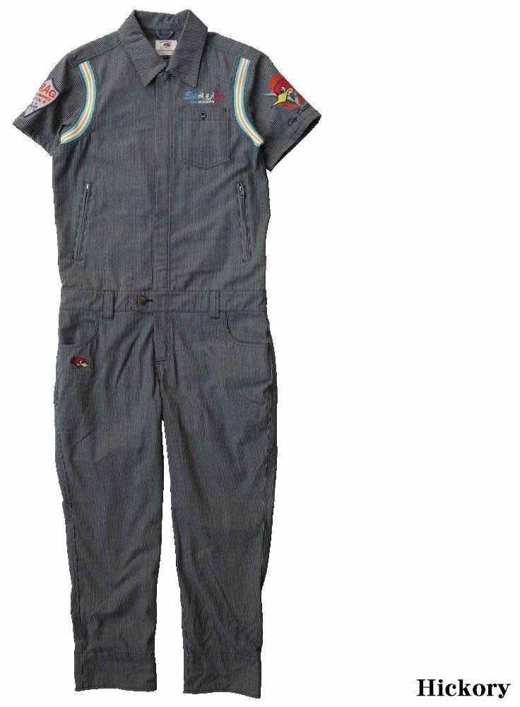 Jumpsuits - Clay Smith クレイスミス TOOTH ショートスリーブ カバーオール 作業ツナギ アパレル