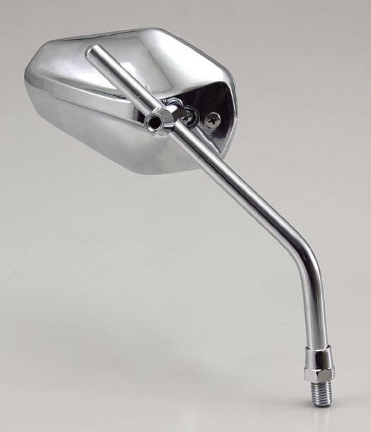 ■商品概要クロームメッキ軽量樹脂ボディステー部スチール製凸面鏡外寸75×124mm1ヶ入左右共用07新基準サイズは適合外■注意点※07新基準サイズは適合外です。※メーカー都合により商品の仕様変更がある場合がございます。ご了承ください。　※画像はイメージです。■適合車種&ensp;&ensp;&ensp;備考: 汎用