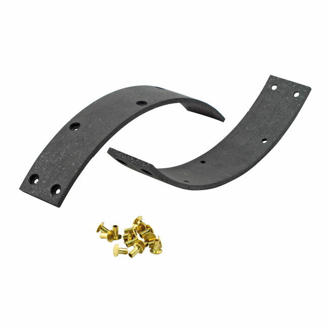 MCS エムシーエス ドラムブレーキライニング リア【BRAKE DRUM LININGS REAR】 38-57 B．T．NU HARLEY-DAVIDSON ハーレーダビッドソン ブレーキシュー ブレーキ