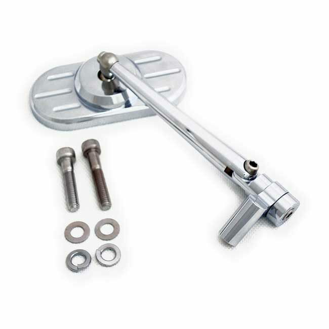 MCS エムシーエス RASCALオーバル ミラーセット【RASCAL OVAL MIRROR SET】 ミラー ハンドル