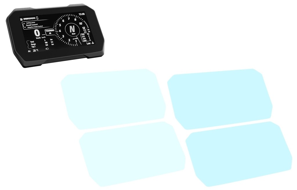 CNC Racing シーエヌシーレーシング メータープロテクター MULTISTRADA V4 S Sport DUCATI ドゥカティ メーターフィルム メーター・インジケーター関係 電装系