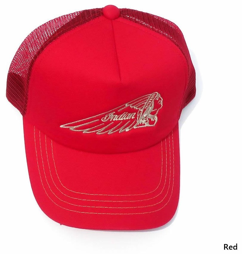 Indian インディアン Head Logo メッシュキャップ キャップ・帽子 アパレル