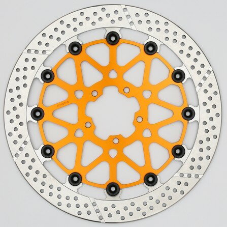 SUNSTAR サンスター ワークスエキスパンド フロントディスクローター 1290 SUPER DUKE R SE KTM ブレーキディスクローター ブレーキ 右用 / フローティングピンカラー：シルバー / フローティングタイプ：セミフローティング