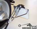 MOTORRAD BURCHARD モトラッド バーチャード サイドナンバーキット(TUV規格) VT 1300 CX Fury HONDA ホンダ Surface：Black Shiny / License Plate Size：210mm×145mm Niederlande