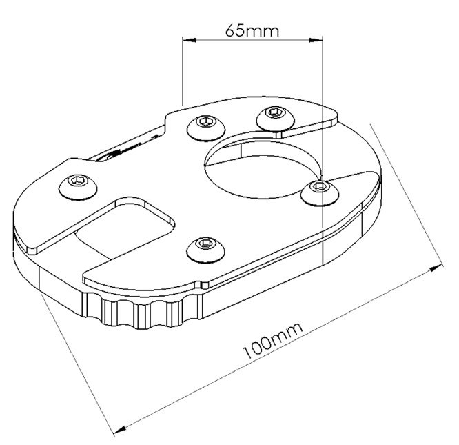 Puig �ס��� ���å�������� �������ƥ󥷥��(KICKSTAND EXTENSION) MT-07 MOTO CAGE PURE TRACER 7 GT Tracer 700 XSR YZF-R7 YAMAHA ��ޥ� ������ɥѥåɡ��������ƥ󥷥�� �ե졼��