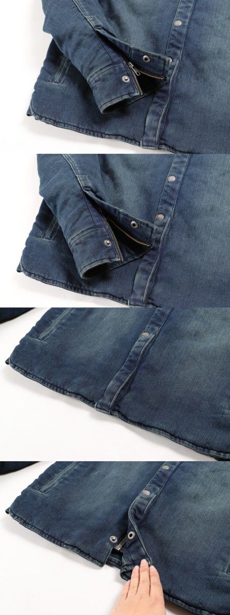 DEGNER デグナー ニットデニムシャツジャケット