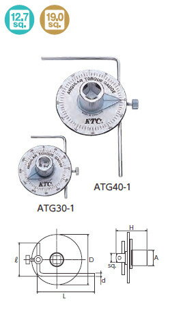 KTC ケイティーシー アングルトルクゲージ その他、トルクレンチ トルクレンチ 計測ツール