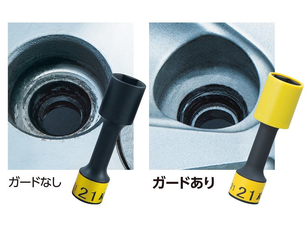 KTC ケイティーシー 12.7SQインパクト用ソケットガードセット その他タイヤ関連工具