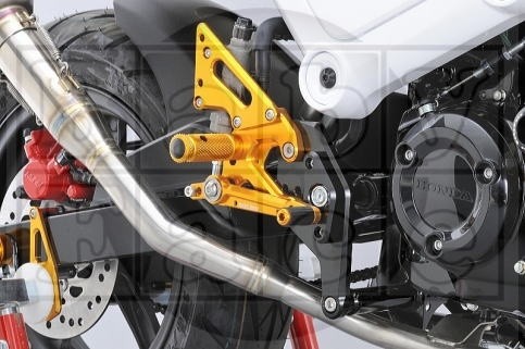ウェビック 楽天市場店のBABYFACE ベビーフェイス レースコンセプト ステップキット Vr.21 GROM HONDA ホンダ バックステップ ステップ 足回り｜アングル2