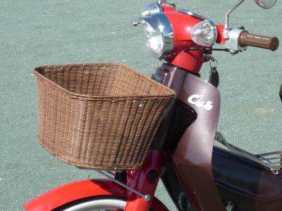 Cuby カビィ 籐風前かご＆キャリアセット角型 CUB [カブ] CUB70 CUB90 HONDA ホンダ リアキャリア 外装