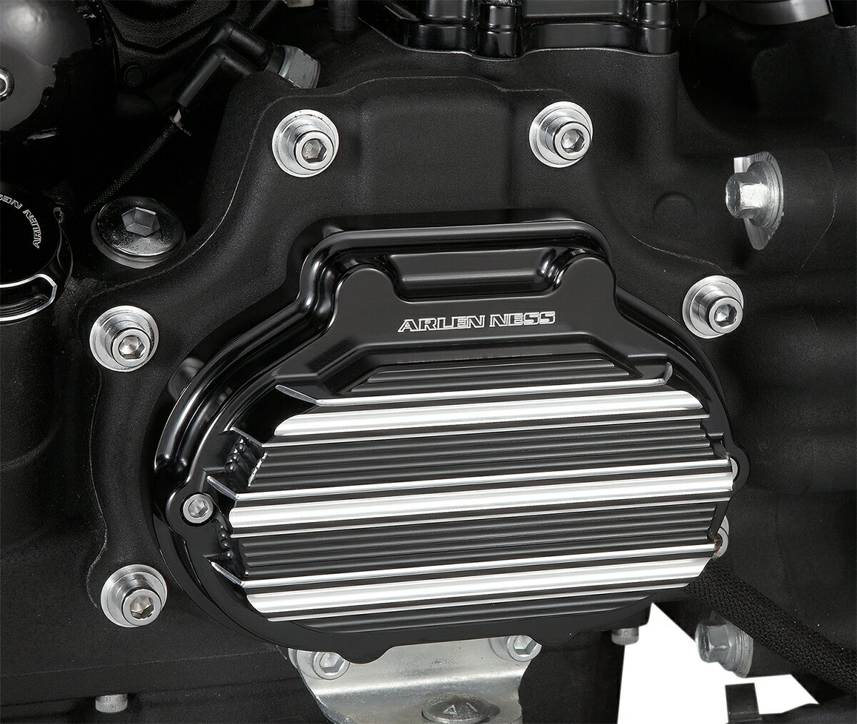 ARLEN NESS アレンネス カバートランスミッションサイド 油圧【COVER TRN SIDE HYD】 HARLEY-DAVIDSON ハーレーダビッドソン サイドカウル・サイドカバー カウル関連 外装