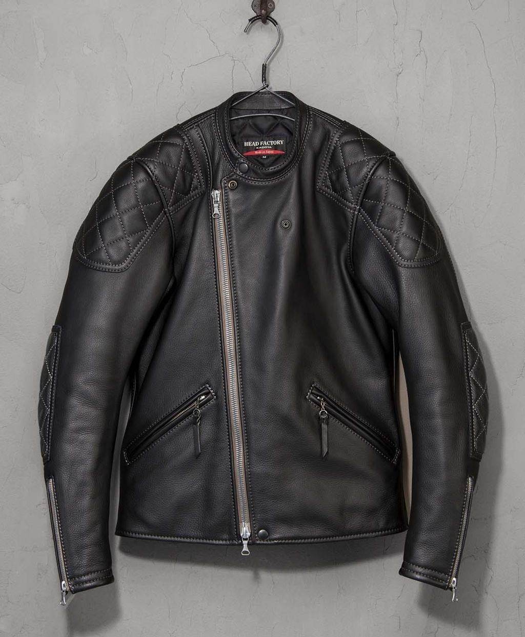 KADOYA ヘッドファクトリー オリーブ レザー シングルライダース カドヤ KADOYA ヘッドファクトリー オリーブ レザー シングルライダース