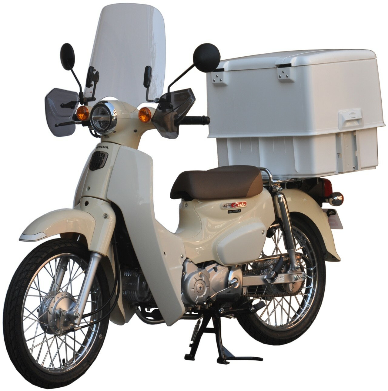 旭風防 アサヒ風防 集配用キャリーボックス取付金具 カブ HONDA ホンダ バッグ・ボックス取り付けステー 車体用バッグ・ケース