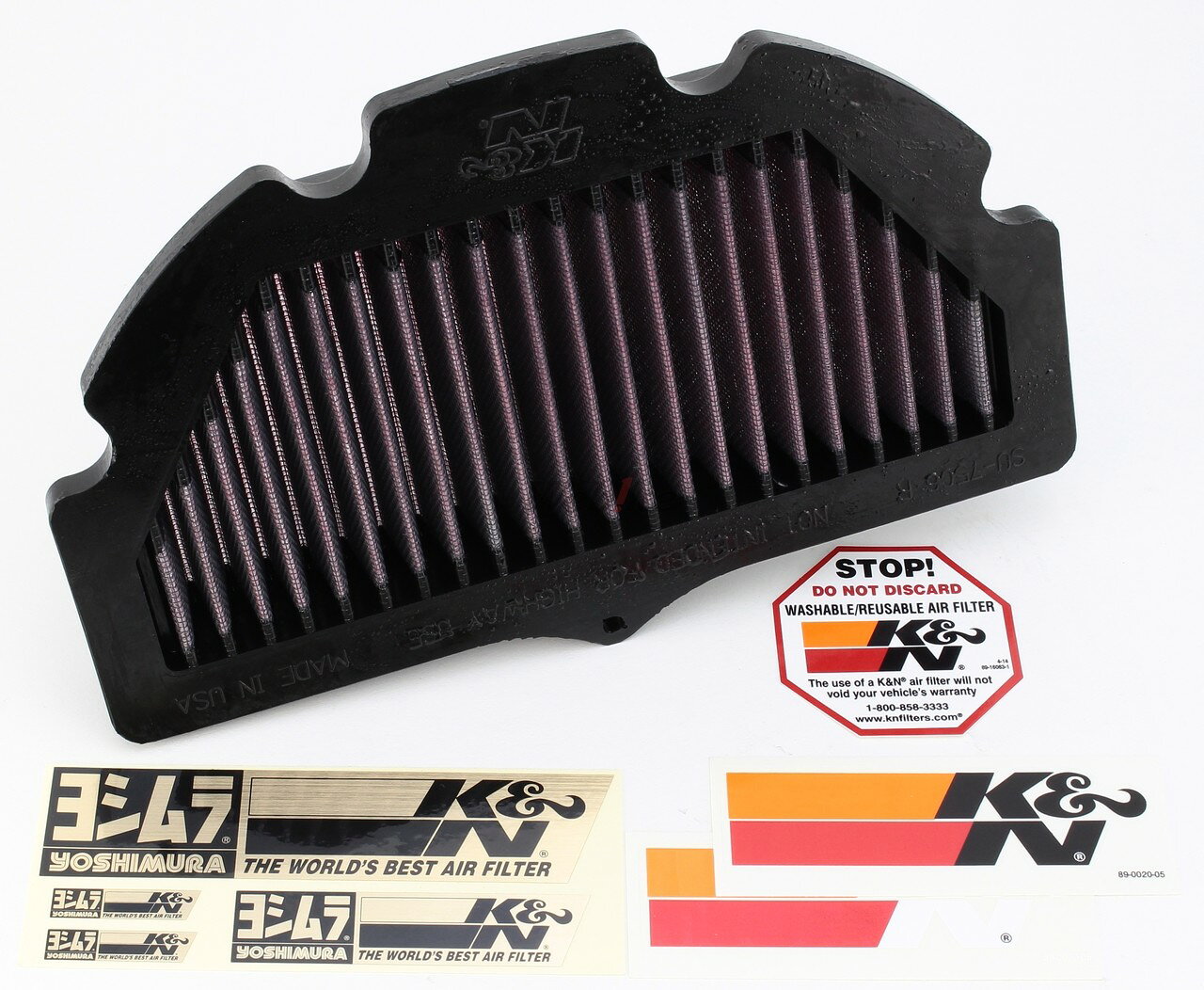 YOSHIMURA ヨシムラ K&Nリプレイスメントエアフィルター GSXR600 600cc Race Speci...