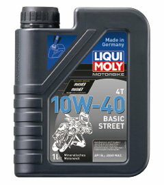 LIQUI MOLY L Motorbike BASIC STREET 4T (x[VbN Xg[g) y10W-40zy4TCNICz