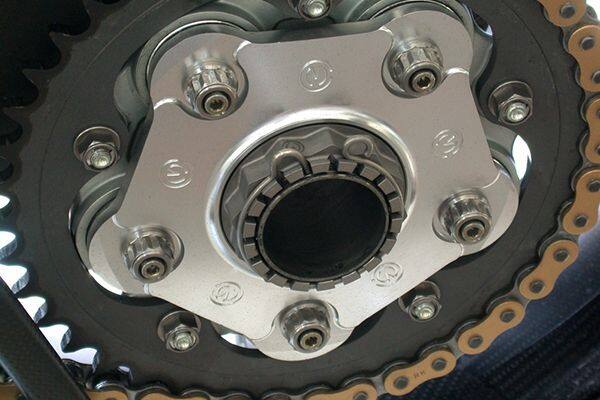MOTO CORSE モトコルセ CNC チタニウムリヤスプロケットハブナット RIVALE 800 F4 ...