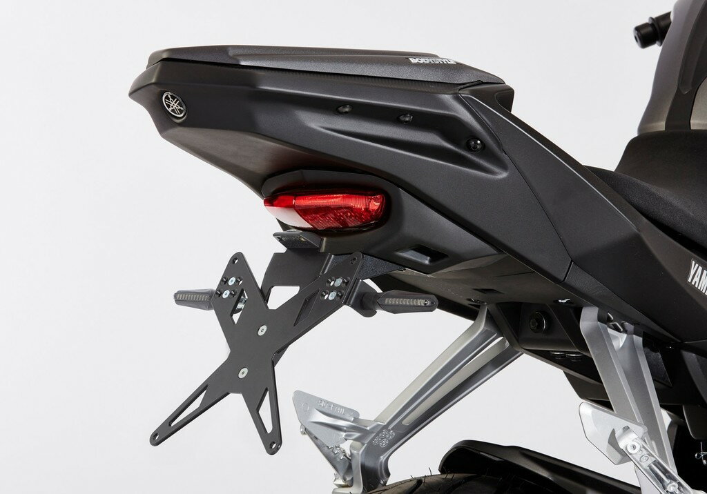 PROTECH プロテック X-SHAPE license plate holder kit including reflector and light MT-125 YAMAHA ..