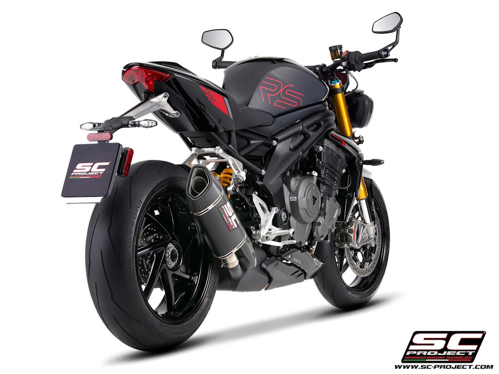 SC-PROJECT SCプロジェクト SC1-R GT スリップオンサイレンサー【公道走行可】 SPEED TRIPLE 1200 RS TRIUMPH トライアンフ スリップオンマフラー マフラー