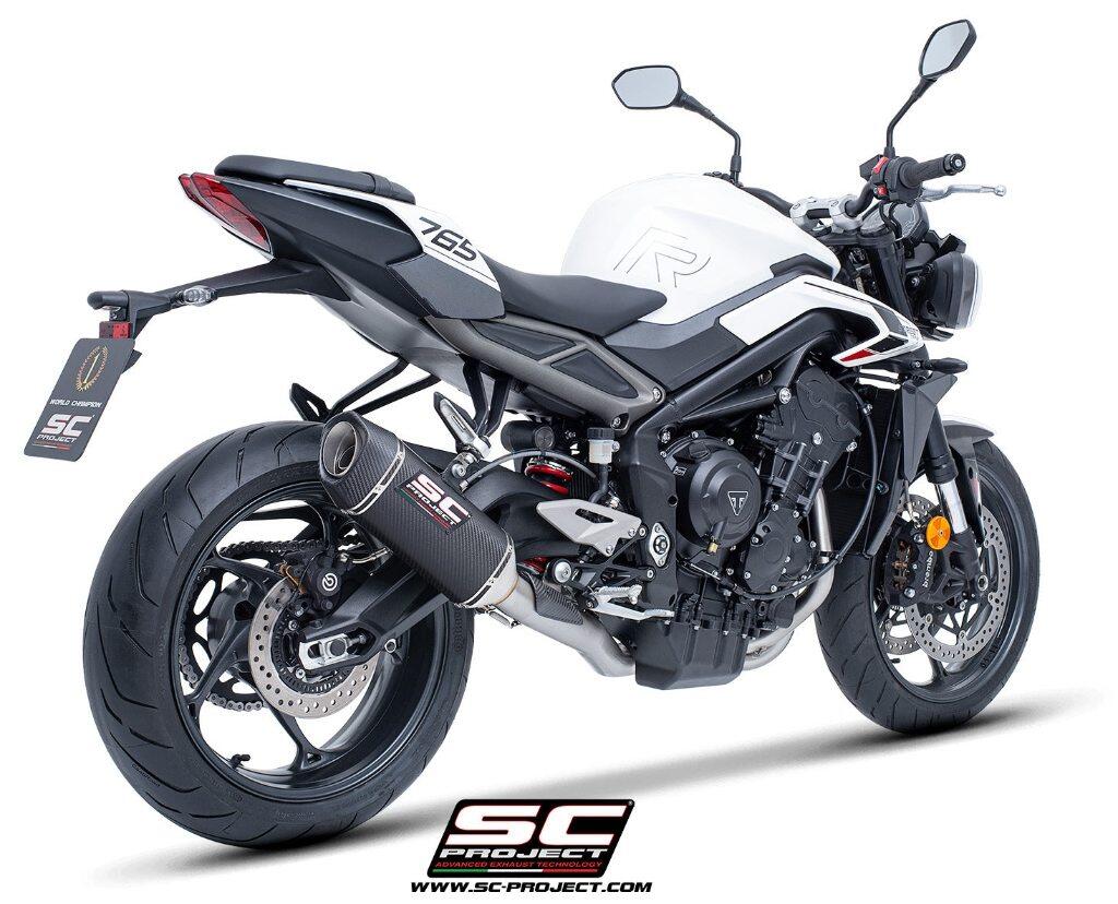 SC-PROJECT SCプロジェクト フルエキゾーストシステム 3-1 ＆ SC1-S サイレンサー (消音バッフル付属) STREET TRIPLE 765 RS R TRIUMPH トライアンフ フルエキゾーストマフラー マフラー