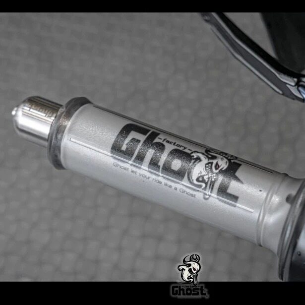 Ghost Factory ゴーストファクトリー Stainless Steel Balance Terminal バーエンド ハンドル タイプ：M8 Black Screw / 仕様：Stainless Steel (Original Finish)