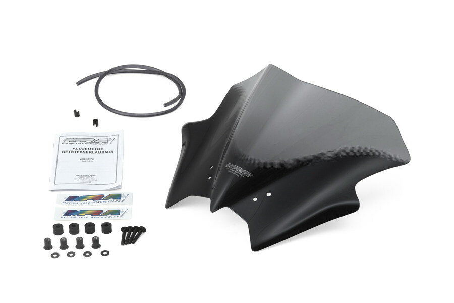 MRA エムアールエー スクリーン レーシング 125DUKE 125デューク 200DUKE 200デューク 390DUKE 390デューク KTM 外装 カラー：スモーク/グラデーション有り