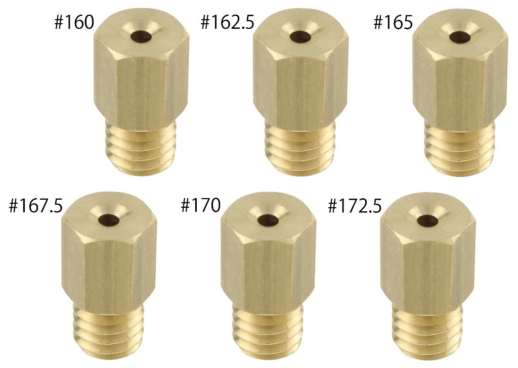 ■商品概要【タイプ】(6×11.5)ミクニ(六角大)【入数】6pcs(各1コ入り)【セット内容】・＃160・＃162.5・＃165・＃167.5・＃170・＃172.5【仕様】専用ケース付き■詳細説明オーバーサイズメインジェットセットチューンドエンジンや排気系を変更した場合、必要になってくるのがキャブセッティング。まずはメインジェット＆パイロットジェットの変更です。たとえ1番手の差でも大きく性能を左右します。それぞれの思い入れで変更した'Parts'に見合ったセッティングを可能にするオーバーサイズメインジェット＆オーバーサイズパイロットジェットセット。キャブレター数に応じたオーバーサイズをケース付きでセッティング。厳選した国内メーカーにて製作致しておりますので加工精度もハイレベル。■注意点※メーカー都合により商品の仕様変更がある場合がございます。ご了承ください。■適合車種&ensp;&ensp;&ensp;備考: TV26&ensp;&ensp;&ensp;備考: VM20／26&ensp;&ensp;&ensp;備考: フラット24