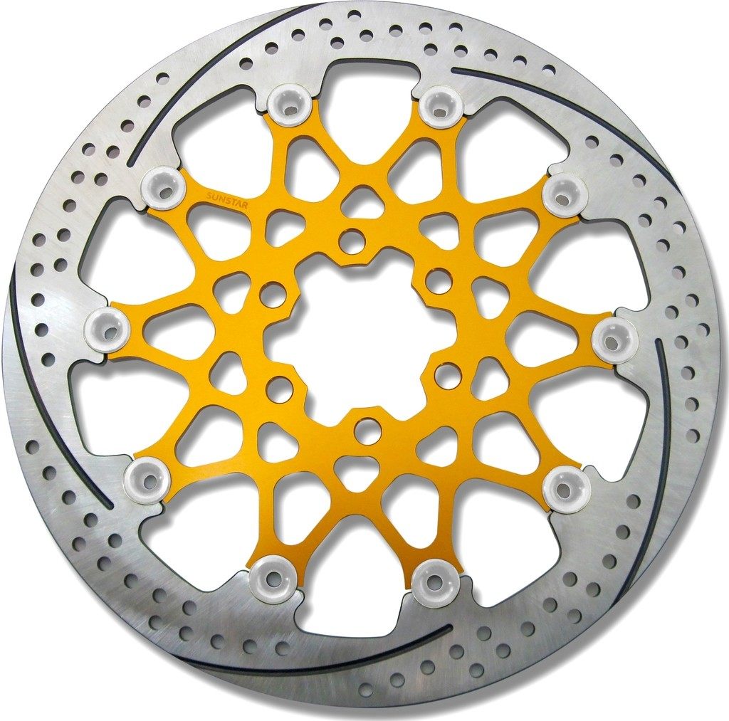 SUNSTAR サンスター PREMIUM RACING [プレミアムレーシング] フロントディスクローター 125 DUKE 200 250 390 RC KTM ブレーキディスクローター ブレーキ ピンカラー：シルバー / フローティングタイプ：フルフローティング