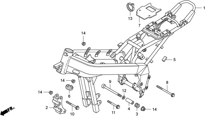 HRC エイチアールシー リアサスサブタンクラバー NSF100 HONDA ホンダ