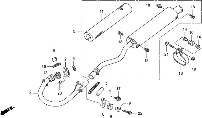 HRC エイチアールシー エキゾーストフランジスプリング NSF100 HONDA ホンダ マフラースプリング マフラー