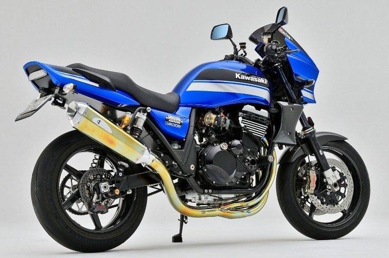 K-FACTORY ケイファクトリー CLR-RG＋(プラス) フルエキ ヘキサゴンサイレンサー JMCA認証 ZRX1200 DAEG KAWASAKI カワサキ フルエキゾーストマフラー マフラー