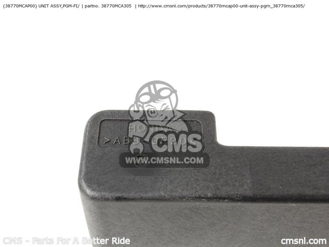 CMS �������२�� (38770-MCA-P00) UNIT ASSY��PGM-FI�� GL1800A GOLDWING 1 CANADA 2 3 / CMF HONDA �ۥ�� ���󥸥�������󥳥�ȥ����顼�����֥��� �۵���Ϣ ���󥸥�