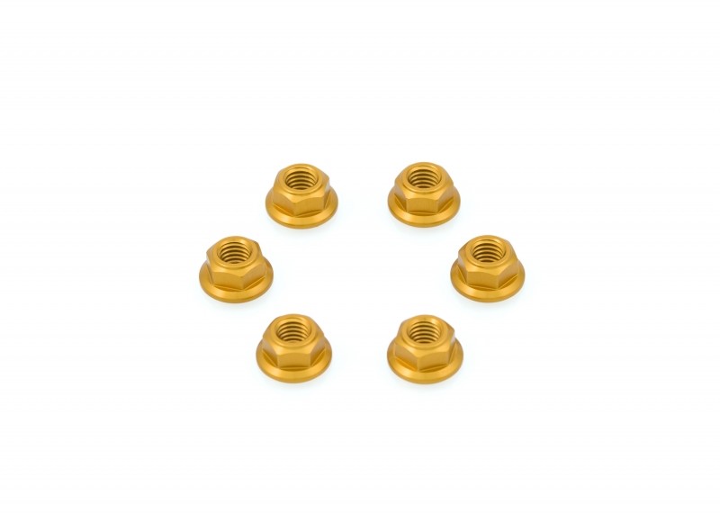 CNC Racing シーエヌシーレーシング リングギアナット Duke 1390 R SD KTM スプロケットボルト・ナット 駆動系 カラー：ゴールド