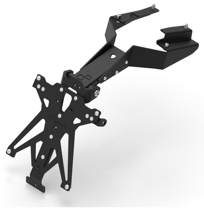 LighTech ライテック アジャスタブルナンバープレートホルダー CABALLERO RALLY 500 SCRAMBLER 125 250 FANTIC ファンティック フェンダーレスキット フェンダー関連 外装