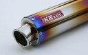 K2TEC ケイツーテック GPスタイル STDチタンサイレンサー カール 補修・汎用サイレンサー マフラー 固定方法:バンド止め / 外径・筒長・差込径/パンチング内径:86・280・60.5/P60