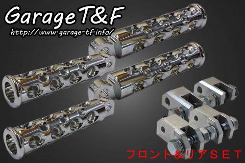 Garage T&F ガレージ T&F コンバットフットペグ フロント＆リアセット ドラッグスター400クラシック ドラッグスター400