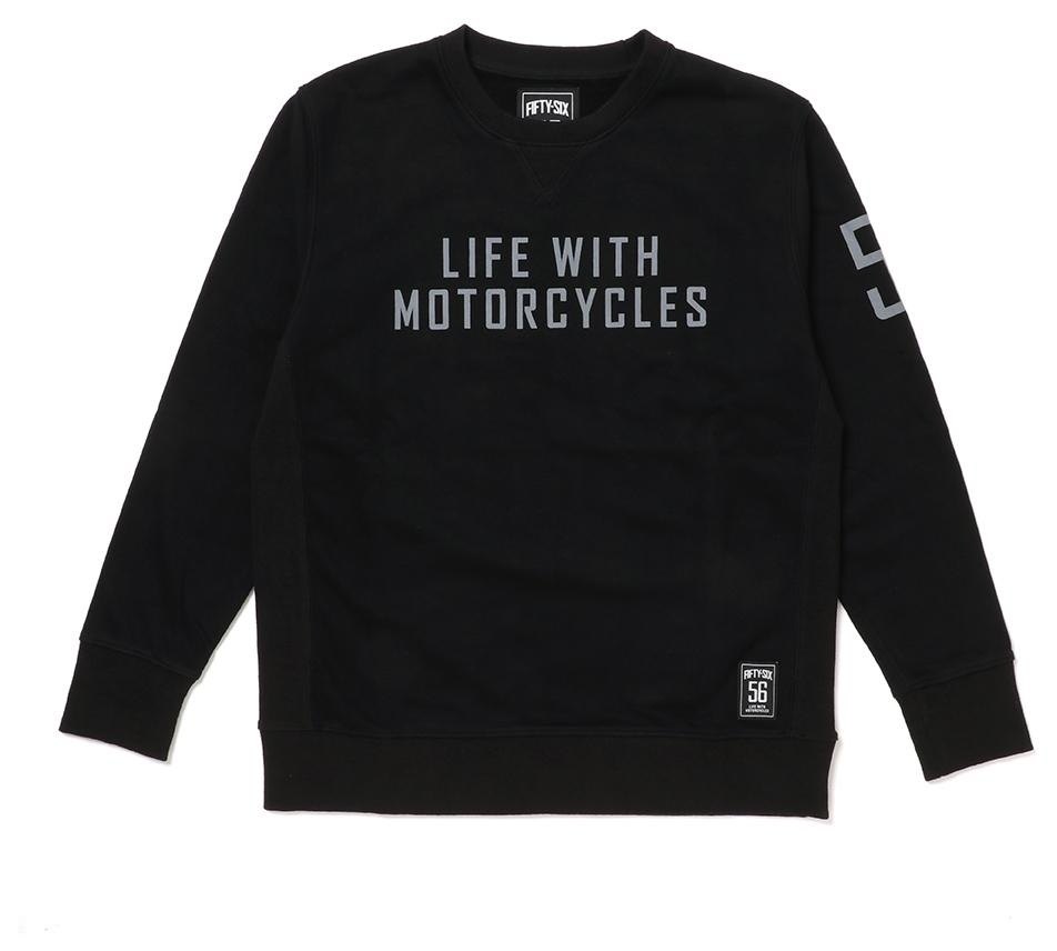 56design 56デザイン LIFE WITH MOTORCYCLES SWEAT [ライフウィズモーターサイクル スウェット] サイズ：L