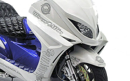 WirusWin ウイルズウィン ソリッドバイザーカウル タイプG マジェスティ125 YAMAHA ヤマハ