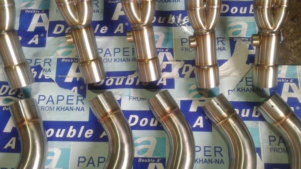 ARASHI ���饷 Exhaust Pipe Ninja 400 KAWASAKI ���掠�� �����������ȥѥ��� �ޥե顼