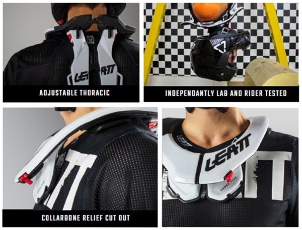 LEATT BRACE リアットブレイス 22モデル 3.5 ネックブレース プロテクター サイズ：L／XL(目安：胸囲94-122cm)