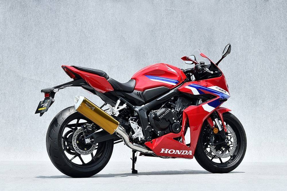 HONDA - YAMAMOTO RACING ヤマモトレーシング TI4-2-1 TYPE-SA CBR650R E-CLutch HONDA ホンダ フルエキゾーストマフラー マフラー サイレンサータイプ：ゴールド