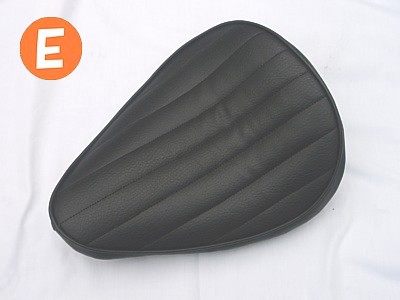 部品屋K&W ソロシートキット リジットタイプ マグナ50 HONDA ホンダ シート シート関連 外装 カラー：赤茶 / ステッチ：E 本革レース編み込みサドルシート