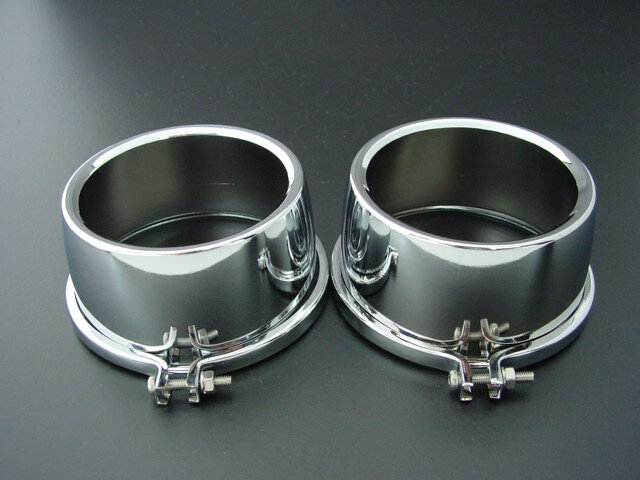 BRC ビーアールシー メッキ・メーターカバー上側セット CB400フォア (空冷) HONDA ホンダ