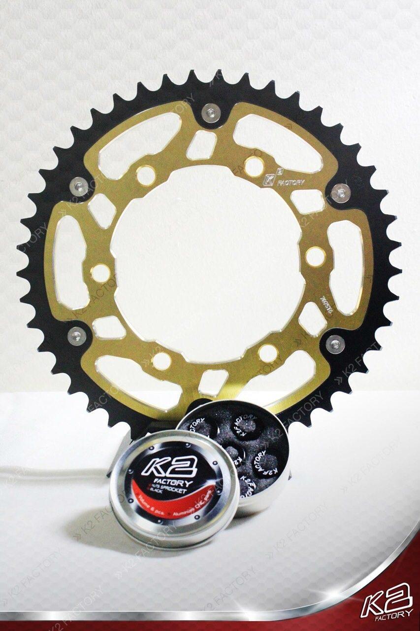 K2 Factory Brand ケーツーファクトリーブランド SPROCKET FOR YZF-R3 リアスプロケット スチール＆ア..