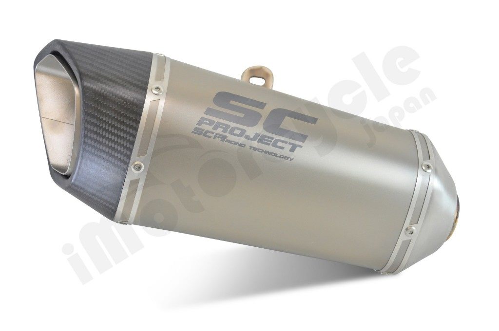 SC-PROJECT SCプロジェクト SC1-Rスリップオンサイレンサー YZF-R6 YAMAHA ヤマハ スリップオンマフラー マフラー サイレンサータイプ：チタン（カーボン製テールエンドカバー付き）