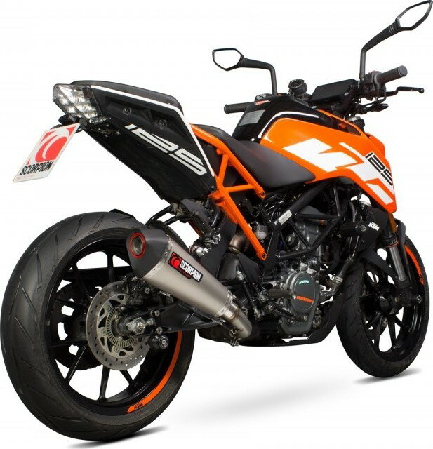 SCORPION スコーピオン セルケトテーパー スリップオンマフラー Duke125 KTM マフラー