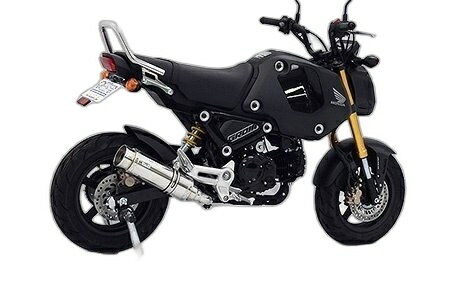 HONDA - WirusWin ウイルズウィン スリップオンマフラー グロム MSX125 HONDA ホンダ マフラー タイプ：バズーカータイプ / サイレンサーオプション：ブラックカーボン仕様