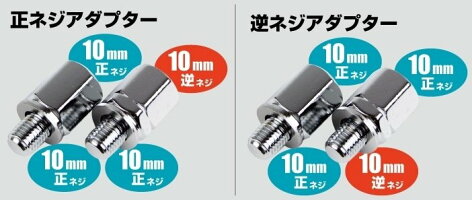 GOODSグッズネジアダプターカラー:ブラック/タイプ:逆ネジ
